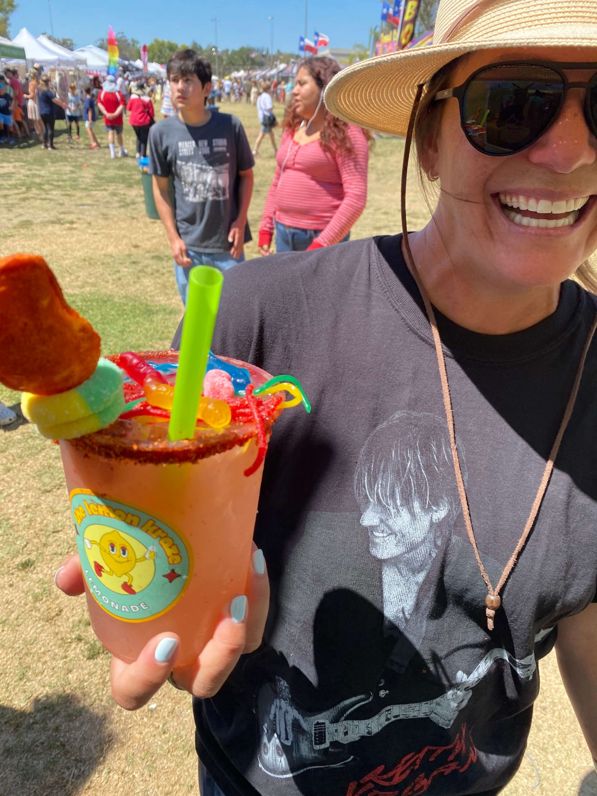 Refreshing artisan lemonade at outdoor event